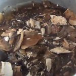 Mushroom dishes from dried chanterelles