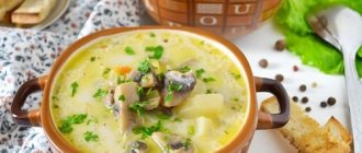 как приготовить сырный суп с грибами