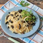 Pasta with dried mushrooms