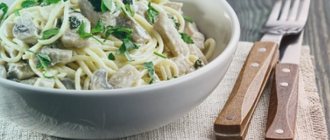 Pasta with porcini mushrooms: recipes and cooking secrets
