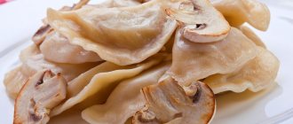 dumplings with mushrooms - 5 recipes