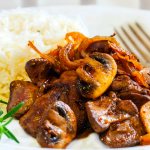 Benefits of liver with champignons and onions
