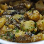 Рецепты блюд из грибов, картофеля и помидоров