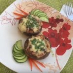 Champignons stuffed with cheese - a simple and tasty recipe