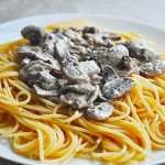 Creamy sauce with mushrooms for spaghetti - TOP 5 recipes