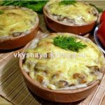 Julienne with mushrooms: classic recipes